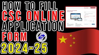 How to Fill Chinese Government Scholarship Online Application Form 202425 Updated  CSC Online Form [upl. by Niels]