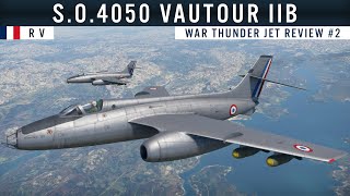 SO4050 Vautour IIB  Cautious Researcher War Thunder Jet Review ARB [upl. by Nuzzi]