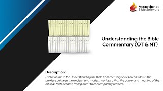 Understanding the Bible Commentary Product Overview [upl. by Ronen3]