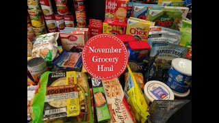 November Winco Grocery Haul amp Meal Plan [upl. by Thamos]