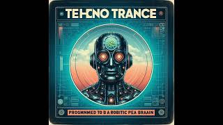 🪩 PROGRAMMED TO BE A ROBOTIC PEA BRAIN 🪩techno trance AI [upl. by Newra]