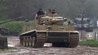 🇩🇪 Tiger Tank 131 Sounding Great In The Mud and Rain [upl. by Allerym755]