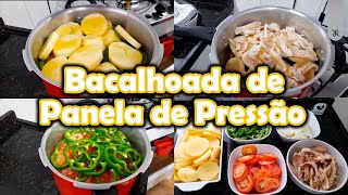 BACALHOADA DE PANELA DE PRESSÃO [upl. by Haisa]