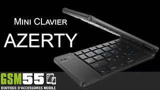 Mini Clavier Azerty Bluetooth par GSM55 [upl. by Ahker]