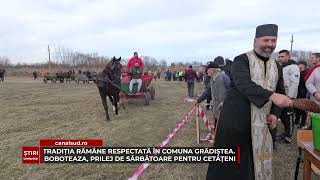 TRADIȚIA RĂMÂNE RESPECTATĂ ÎN COMUNA GRĂDIȘTEA BOBOTEAZA PRILEJ DE SĂRBĂTOARE PENTRU CETĂȚENI [upl. by Isle]