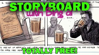 AMAZING Movie Storyboards with BING FREE AI Generator  Simple and Easy for Filmmakers [upl. by Tsenre887]