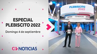 NOTICIERO  Especial 4 de sept  Plebiscito 2022  Conteo de votos resultados victoria del Rechazo [upl. by Nashom]