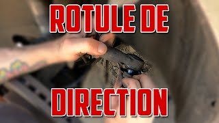 COMMENT REMPLACER UNE ROTULE DE DIRECTION Golf V [upl. by Nylkcaj511]