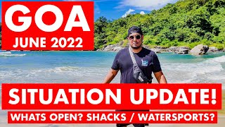 Goa Situation Update  June 2022  GuidelinesWeather Covid Test Watersports Casinos  Goa Vlog [upl. by Haimirej]