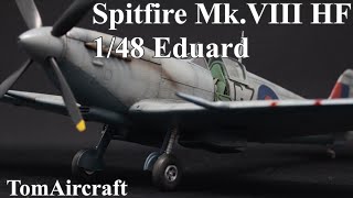 Spitfire MkVIII HF 148 Eduard [upl. by Atews]