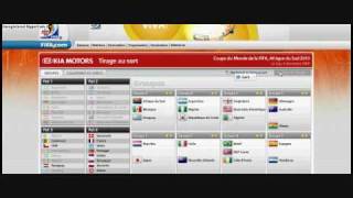 2010 FIFA WORLD  CUP FINAL DRAW RESULT [upl. by Skip704]