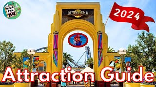 Universal Studios Japan ATTRACTION GUIDE  2024  All Rides amp Shows  Osaka Japan [upl. by Soilisav]