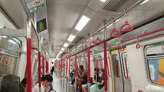 Metro Train travel from AdmiraltyNorth PointTseung Kwan OTKO MTR stationlolakidsmixtv5957 [upl. by Arabeila]