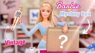 Opening a Huge Vintage Barbie Doll Mystery Box [upl. by Orpah857]