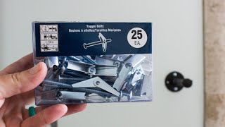 How to Install Toggle Bolts [upl. by Aubrey]