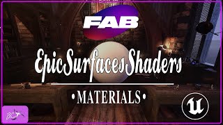 EpicSurfacesShaders  Realistic Shaders Packs Materials PBR  Unreal Engine 5  FAB [upl. by Ymled]