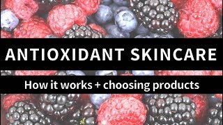 How Antioxidant Skincare Works and How to Choose Products  Lab Muffin Beauty Science [upl. by Arabeila]