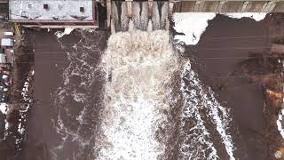 Norway Dam  Monticello Indiana  DJI Mavic 3 4K Footage [upl. by Aromas223]