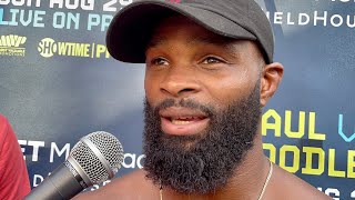 TYRON WOODLEY RAW ON JAKE PAUL FIGHT TALKS WHY HE WILL GET THE KO GETTING PAID AND MORE [upl. by Ahsikyt872]