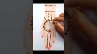 Very Easy Bengals Mehndi Design Trick mehndidesigns youtubeshorts mehndi easymehndi viral [upl. by Moncear]