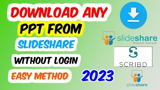 Download PPT from slideshare without login or signup how to download PPT from slideshare Download [upl. by Saltzman]