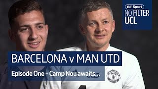 Barcelona vs Man Utd  Solskjaer Dalot Ferdinand Lineker  No Filter UCL [upl. by Bolan]