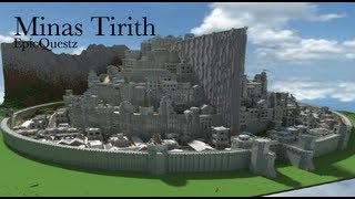 Minecraft Minas Tirith  A lord of the rings build [upl. by Flossie]