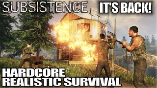 This is The Most HARDCORE Survival Game EVER  Subsistence Gameplay Part 1 [upl. by Amyaj878]