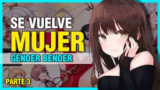 4 ANIMES donde el protagonista se CONVIERTE EN MUJER GENDER BENDER🙎🏻‍♀️❤️ PARTE 3 [upl. by Yesdnik]