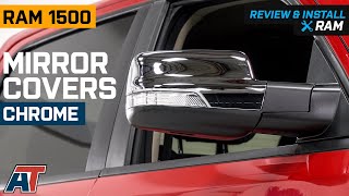 20192022 RAM 1500 Mirror Covers Chrome Review amp Install [upl. by Wagoner]