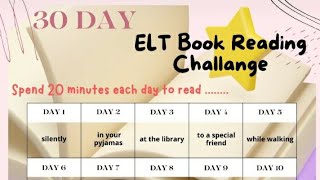 INDIVIDU TASK 30 DAYS ELT Book Reading Challenge [upl. by Hannibal]