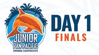 Day 1 Finals  Junior Pan Pacific Swimming Championships [upl. by Perusse429]