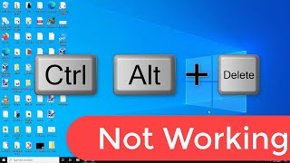 Ctrl Alt Del not Working on Windows 10 Fix [upl. by Bradleigh]