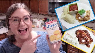 EASY RECIPES using JIFFY mix  Jiffy CORNBREAD HACKS  Kirsti Pickens [upl. by Atekahs]