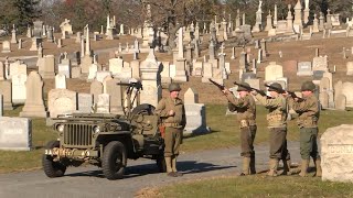 WWII veteran burial [upl. by Gnohc]