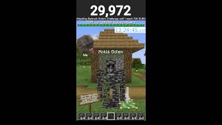 DAY12 Attacking Bedrock Golem Challenge until I reach 30000 Subscribers minecraft minecraftlive [upl. by Scevour]