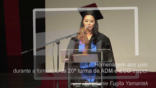 Discurso de homenagem aos pais na 20ª Formatura do Insper [upl. by Anirt]