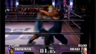 Def Jam Vendetta Snowman vs Drake [upl. by Naltiak]