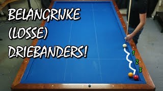 BELANGRIJKE DRIEBANDERS DIE ELKE BILJARTER MOET KENNEN  Driebanden3cushion Billiards [upl. by Wichern56]