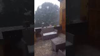 11 July 2024  Aveyron France  Heavy rain and hailstorm [upl. by Aveer]