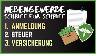 NEBENBEI SELBSTSTÄNDIG  Die ultimative Anleitung zum Gründen im Nebengewerbe [upl. by Comras]