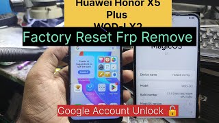 Huawei Honor X5 Plus WODLX2 Hard Reset Pattern Frp Remove Google Account Unlock 2024 [upl. by Kobi124]