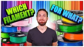 The 5 Filament Types You Need to Know And What Theyre Good For [upl. by Lochner]