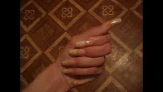 Long nails without polish MOV [upl. by Natye]