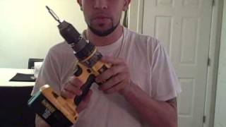 How to change a drill bit on a cordless drill howto video instructions [upl. by Davey]