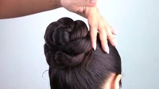 LA FORMA MAS FÁCIL Y RÁPIDA DE HACER CHONGOS CON TRENZAS ❤ DIANA ROJAS❤ [upl. by Yekcaj]