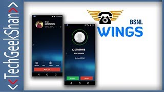 BSNL Wings Mobile App Activation and Calling  First look [upl. by Yatnohs]