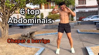 Treino HIIT ABDOMINAL em PÉ  7 minutos para SECAR e DEFINIR  INICIANTES [upl. by Anaid164]