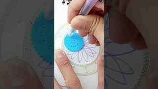 Spirograph Art funny toy satisfying videos spiral helix volution [upl. by Edmead]