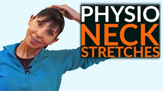 Physio Neck Exercises Stretch and Relieve Routine UPDATE [upl. by Gadmann]